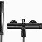 Badewannenarmatur Lungo Black Metallic