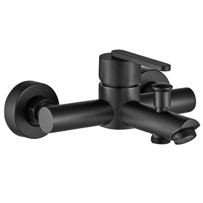 Badewannenarmatur Ontario Schwarz Matt