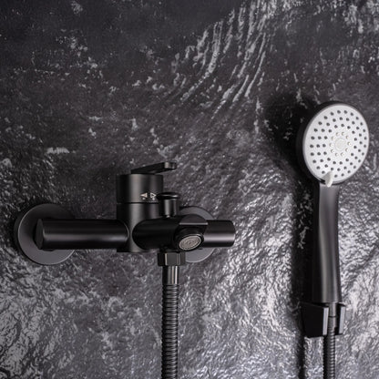 Badewannenarmatur Ontario Schwarz Matt