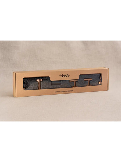 Accessoire-Set Ari Kupfer Matt 4-teilig