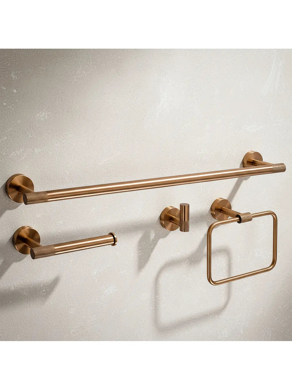 Accessoire-Set GRID Kupfer Matt 4-teilig