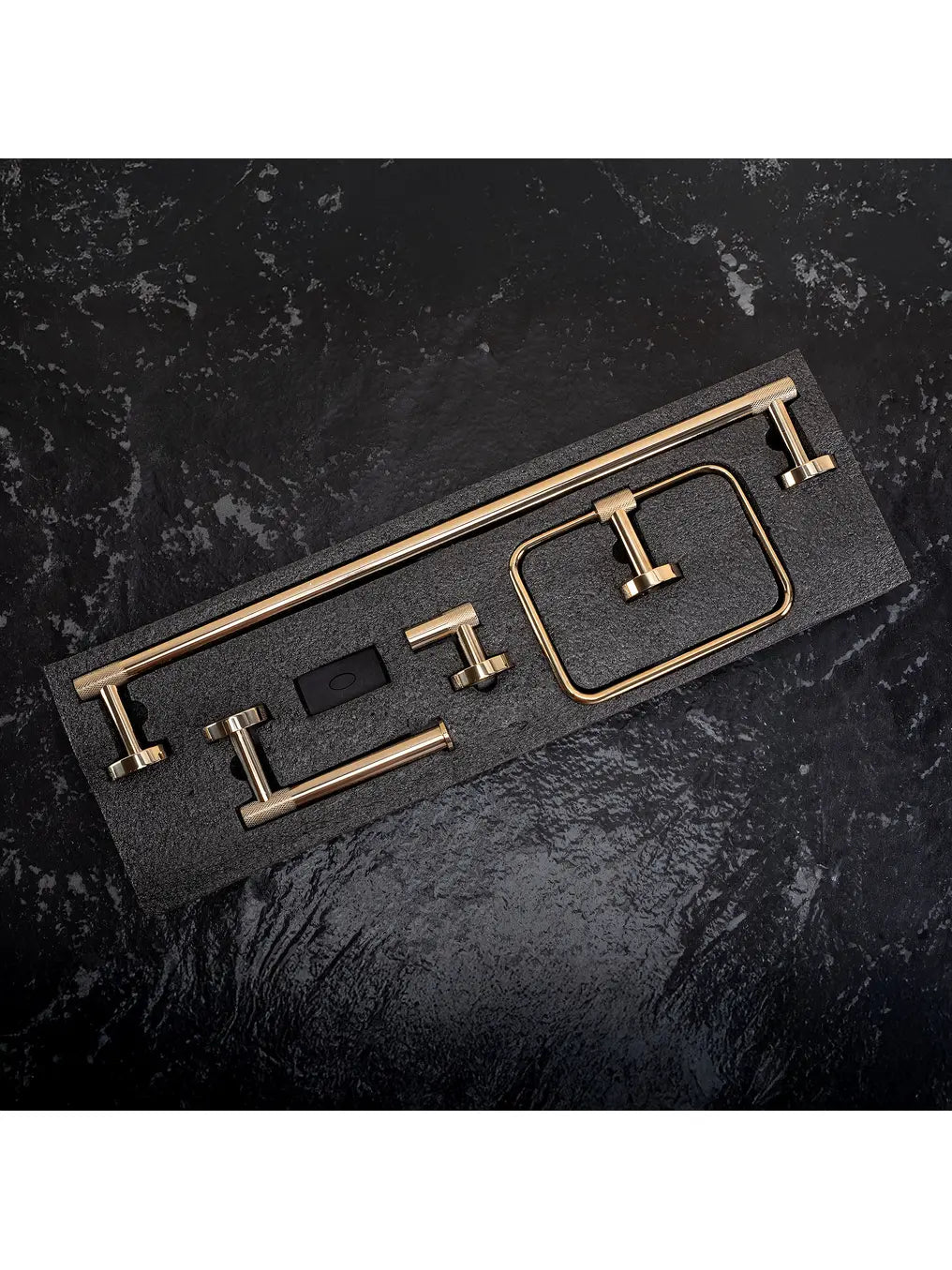 Accessoire-Set GRID Gold 4-teilig