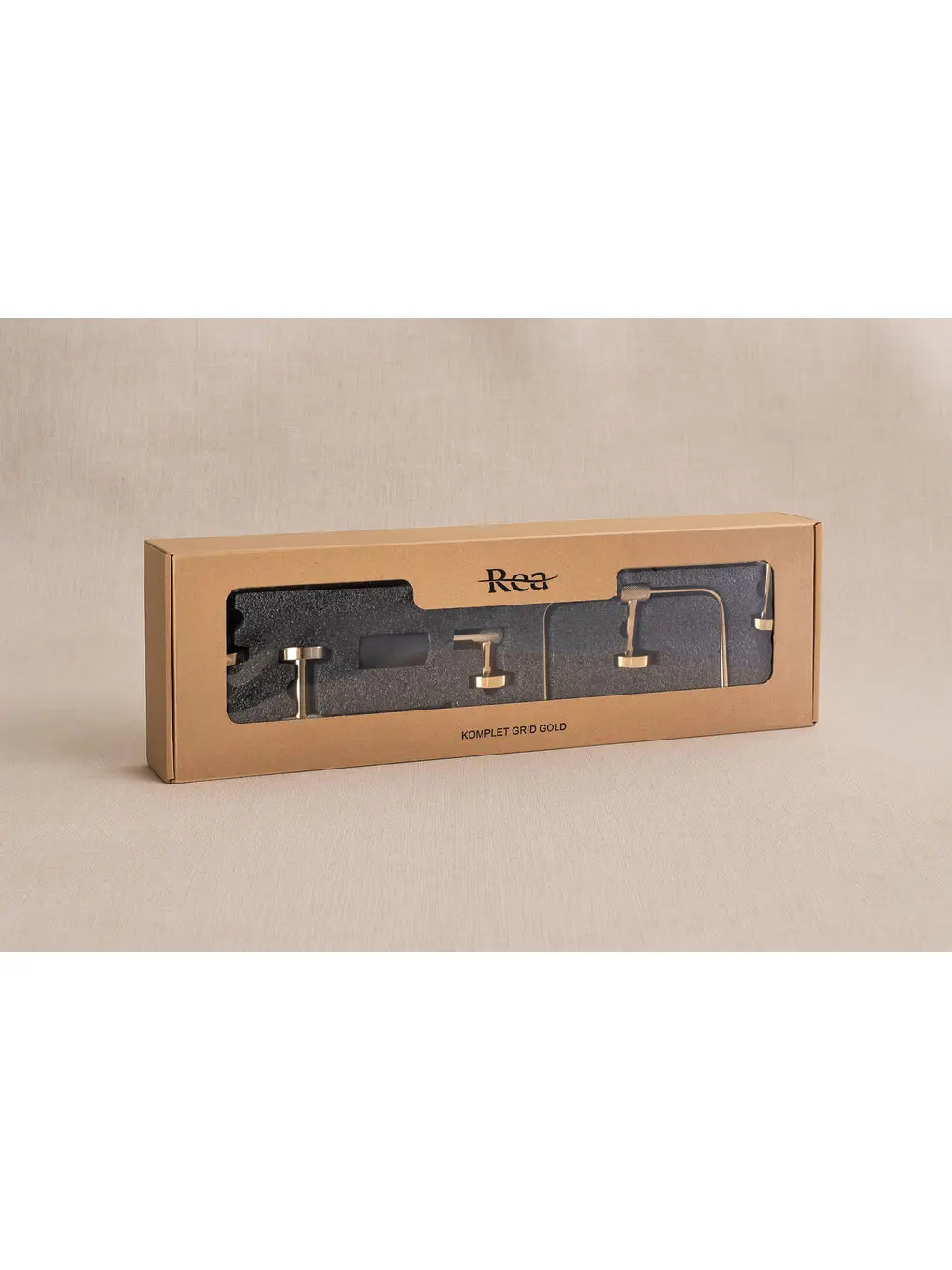 Accessoire-Set GRID Gold 4-teilig