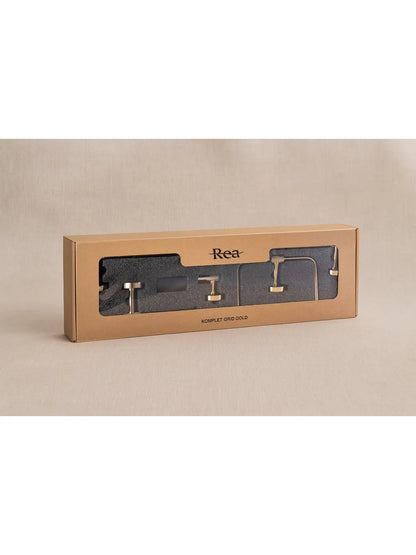 Accessoire-Set GRID Gold 4-teilig