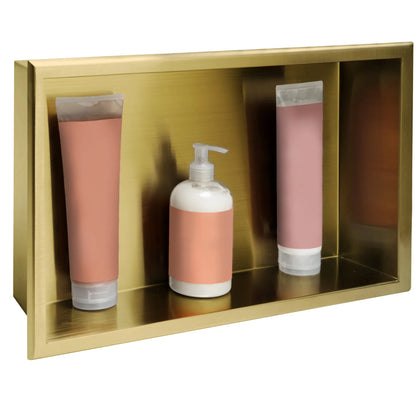 Unterputzregal Matt Gold 30x60x10cm