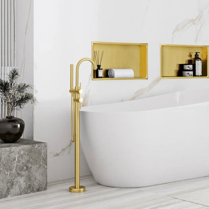 Unterputzregal Matt Gold 30x60x10cm