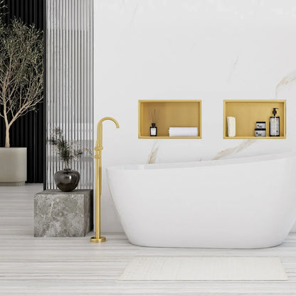Unterputzregal Matt Gold 30x60x10cm