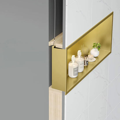 Unterputzregal mit LED Matt Gold 30x60cm / 30x45cm