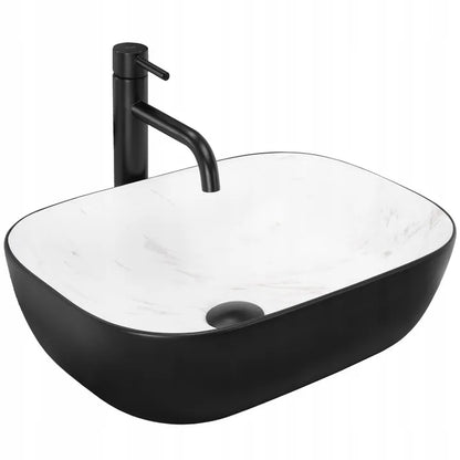 Aufsatzwaschbecken Belinda Black Calala Matt 46x32cm