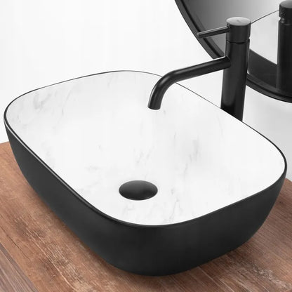 Aufsatzwaschbecken Belinda Black Calala Matt 46x32cm