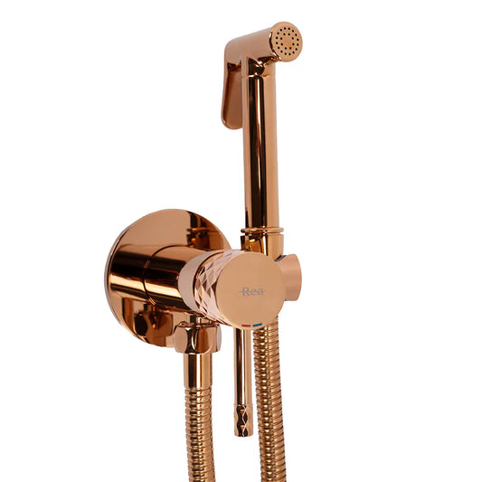 Bidetarmatur Loop Diamond Kupfer