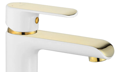 Armatur Bloom Weiß Gold High