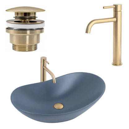 Komplettset: Royal Blau Matt inkl. Zubehör