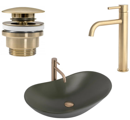 Komplettset: Royal Green Matt inkl. Zubehör