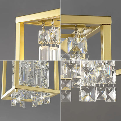 Kristall Deckenlampe Gold APP1111-1CP