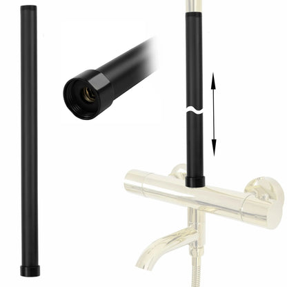 Verlängerung für Dusche 60cm Schwarz Matt