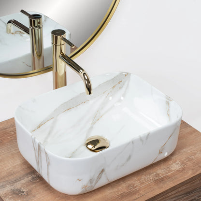 Aufsatzwaschbecken Demi Shiny Aiax Mini 40,5x31cm