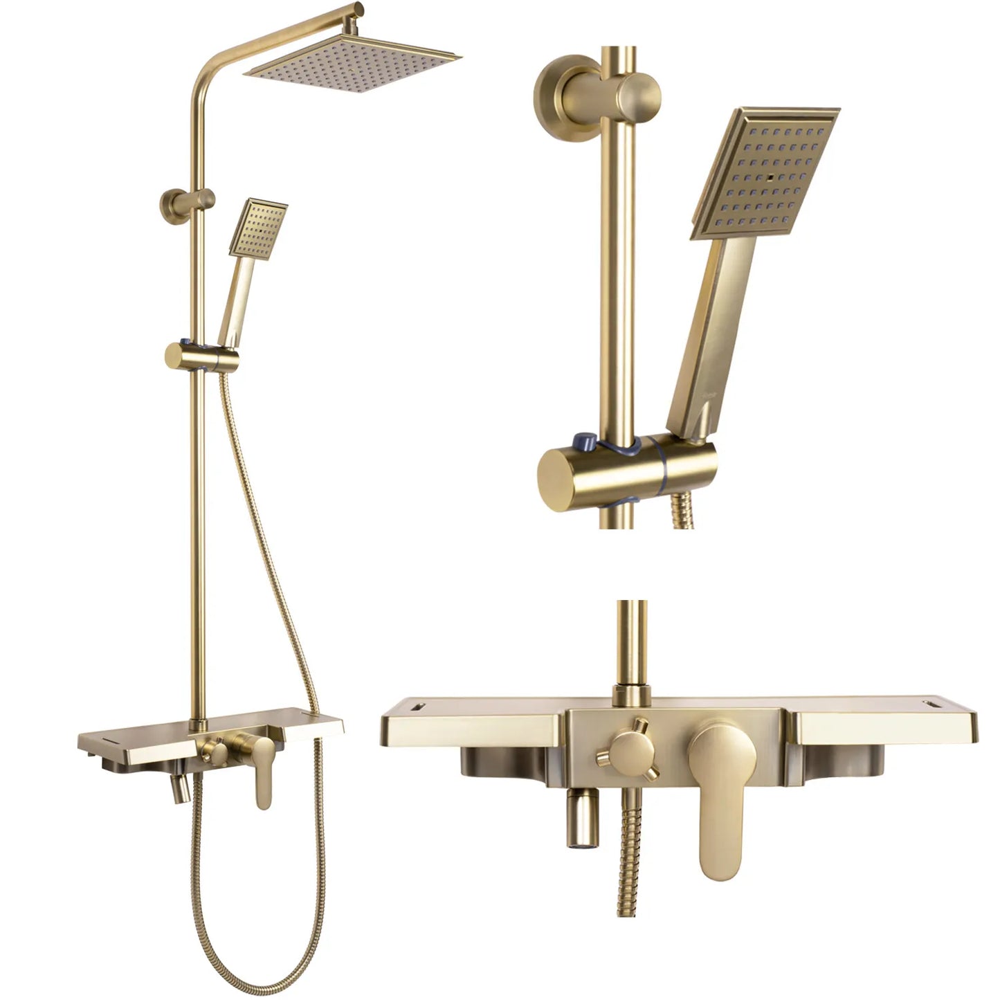 Dusche Bravo Gold Matt