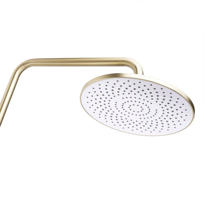 Dusche Drop Gold Matt (Duschsystem mit Wannenauslauf)