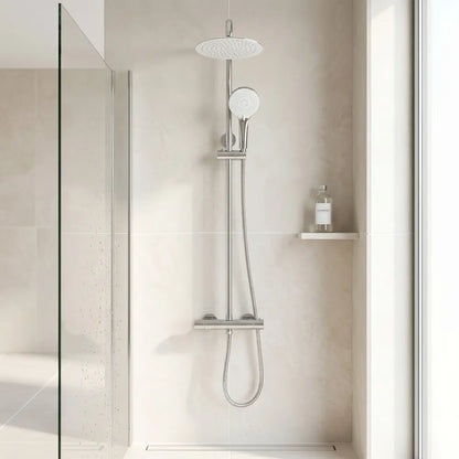Dusche mit Thermostat Lungo Chrom