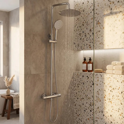 Dusche mit Thermostat Lungo Chrom