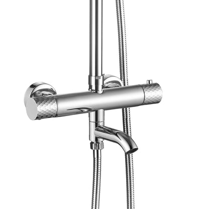 Dusche Lungo Diamond Chrom mit Thermostat