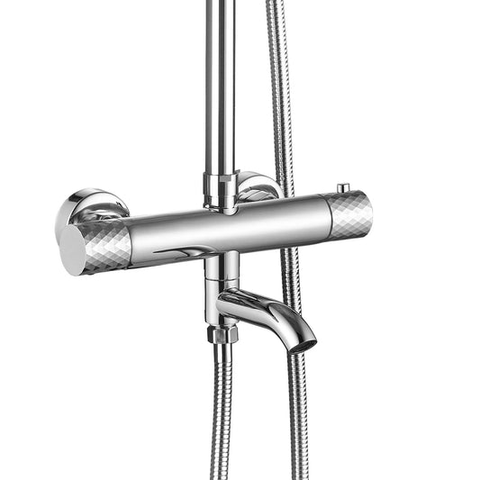 Dusche Lungo Diamond Chrom mit Thermostat