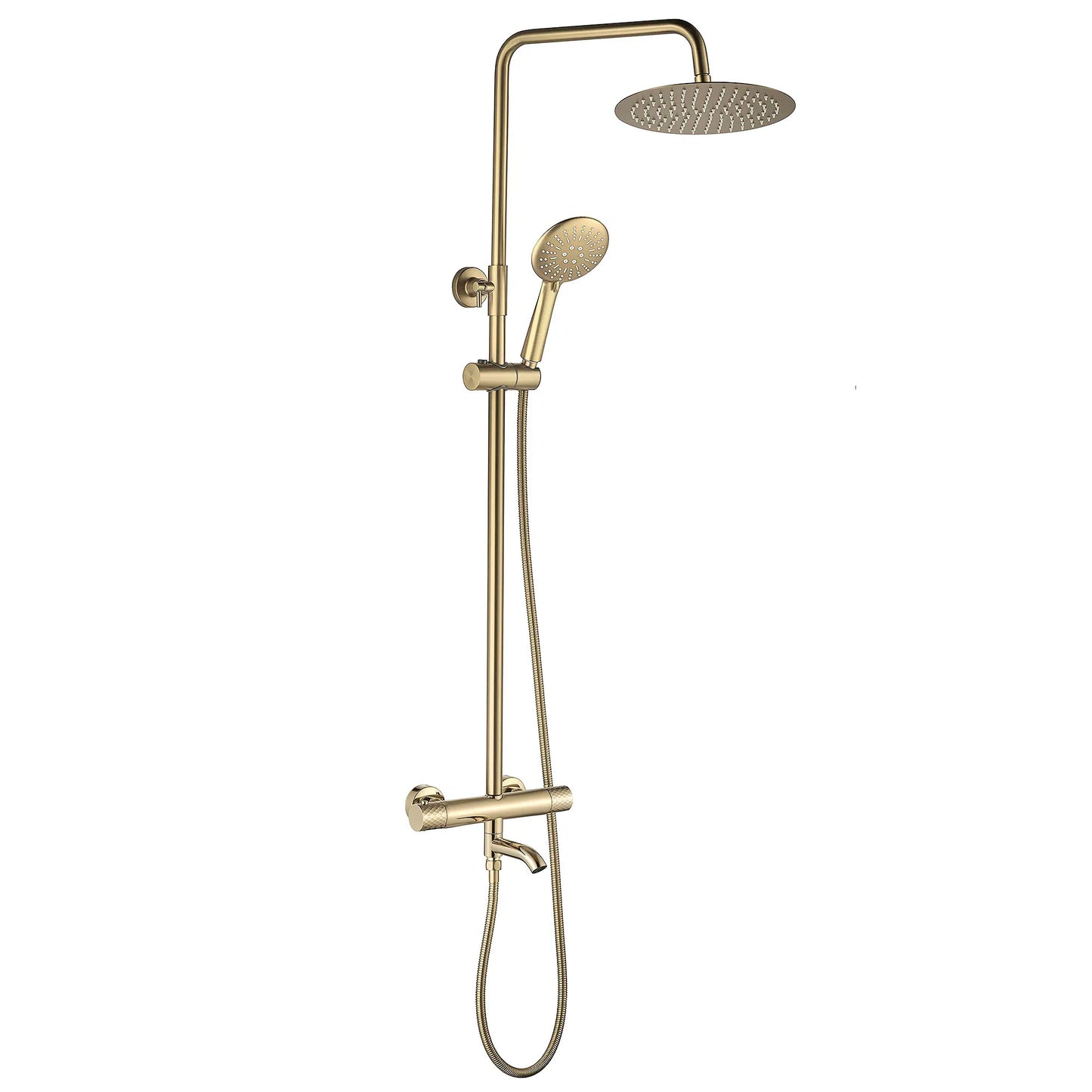 Dusche Lungo Diamond Gold mit Thermostat