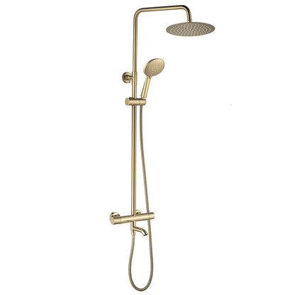 Dusche Lungo Diamond Gold mit Thermostat