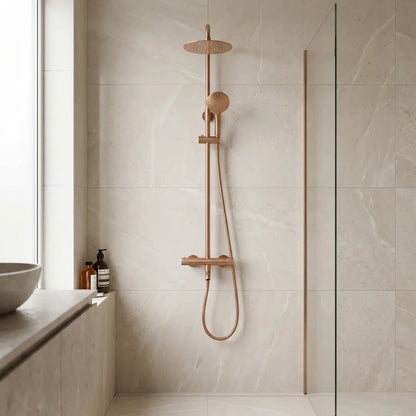 Dusche Lungo Diamond Kupfer Matt