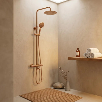 Dusche Lungo Diamond Kupfer Matt