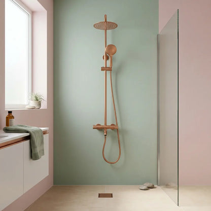 Dusche Lungo Diamond Kupfer Matt