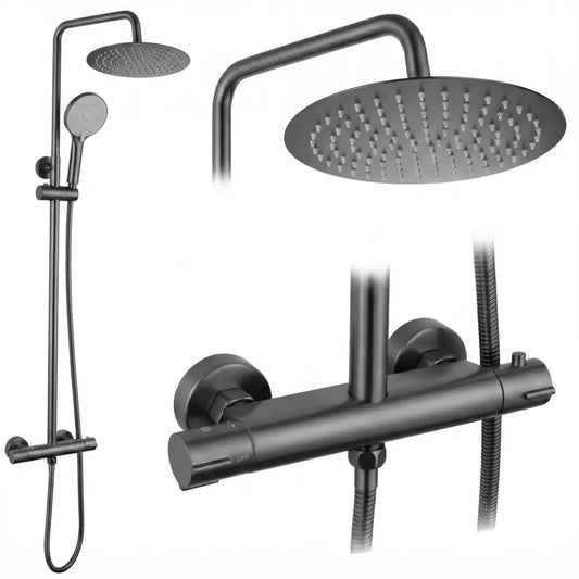Dusche mit Thermostat Lungo Titan