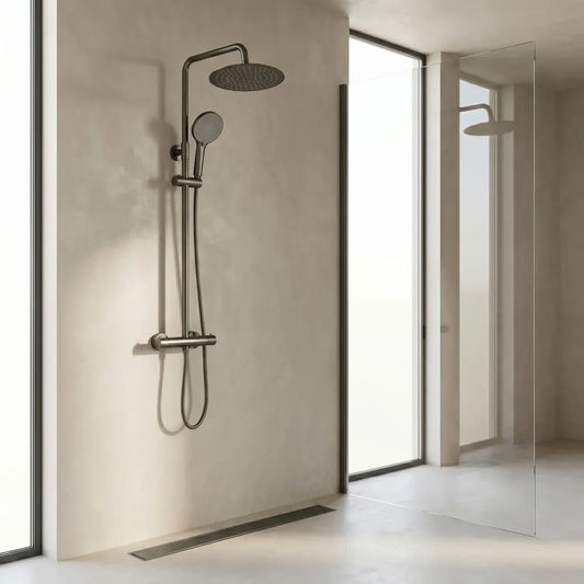 Dusche mit Thermostat Lungo Titan