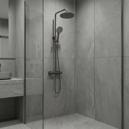 Dusche mit Thermostat Lungo Titan