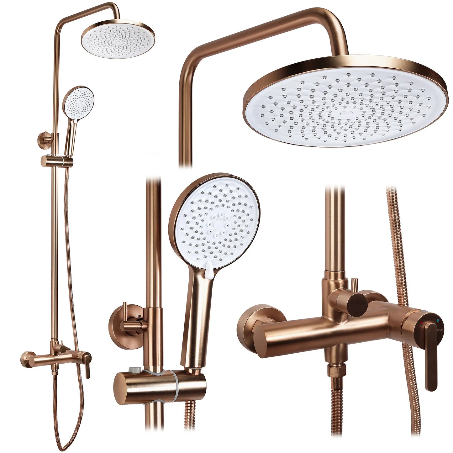 Dusche Ontario Kupfer Matt