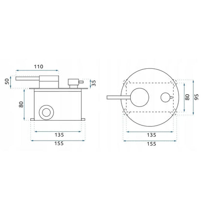 Dusche Unterputz Foss Chrom Matt