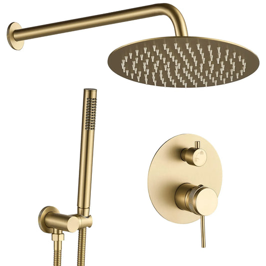 Dusche Unterputz Lungo Grip Gold Matt