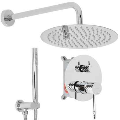 Unterputz Dusche Lungo Diamond Chrom