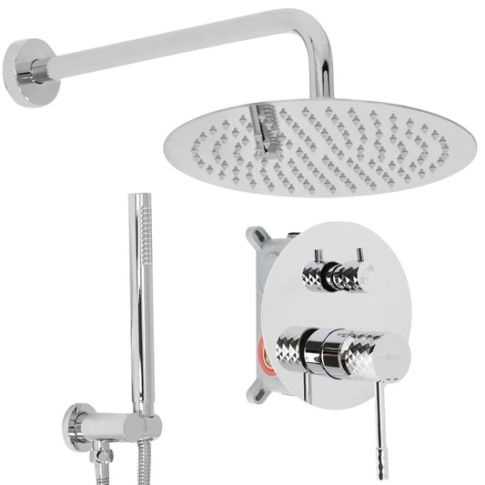 Unterputz Dusche Lungo Diamond Chrom