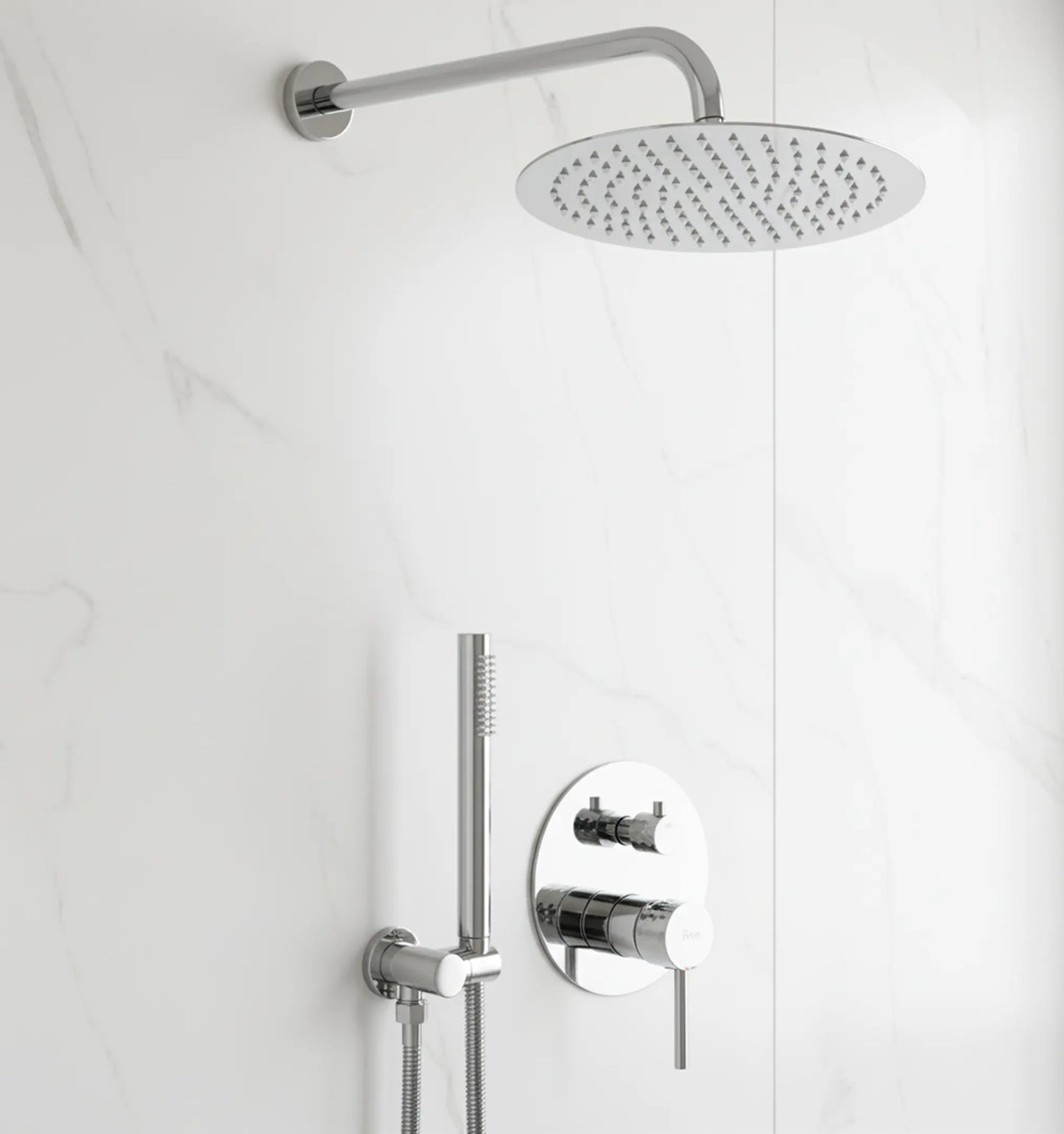 Unterputz Dusche Lungo Diamond Chrom