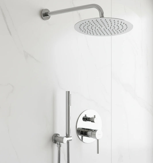 Unterputz Dusche Lungo Diamond Chrom