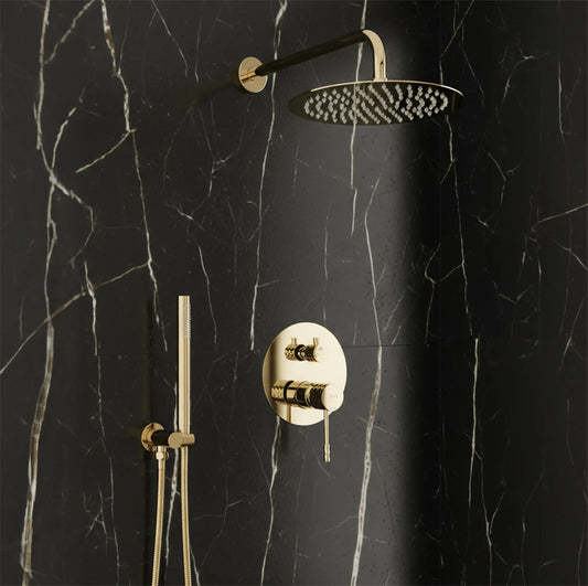 Unterputz Dusche Lungo Diamond Gold