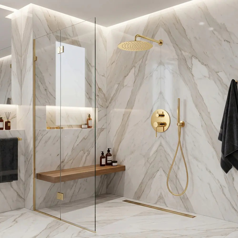 Dusche Unterputz Venti Gold