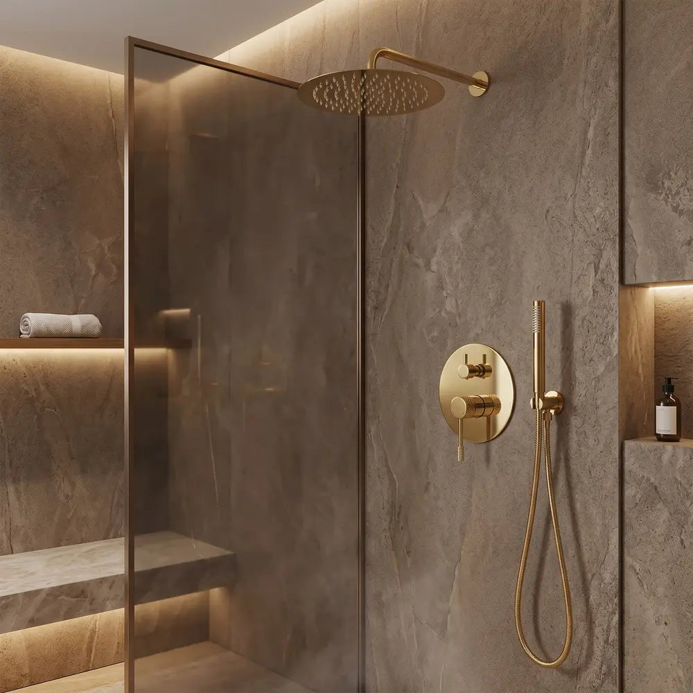 Dusche Unterputz Venti Gold