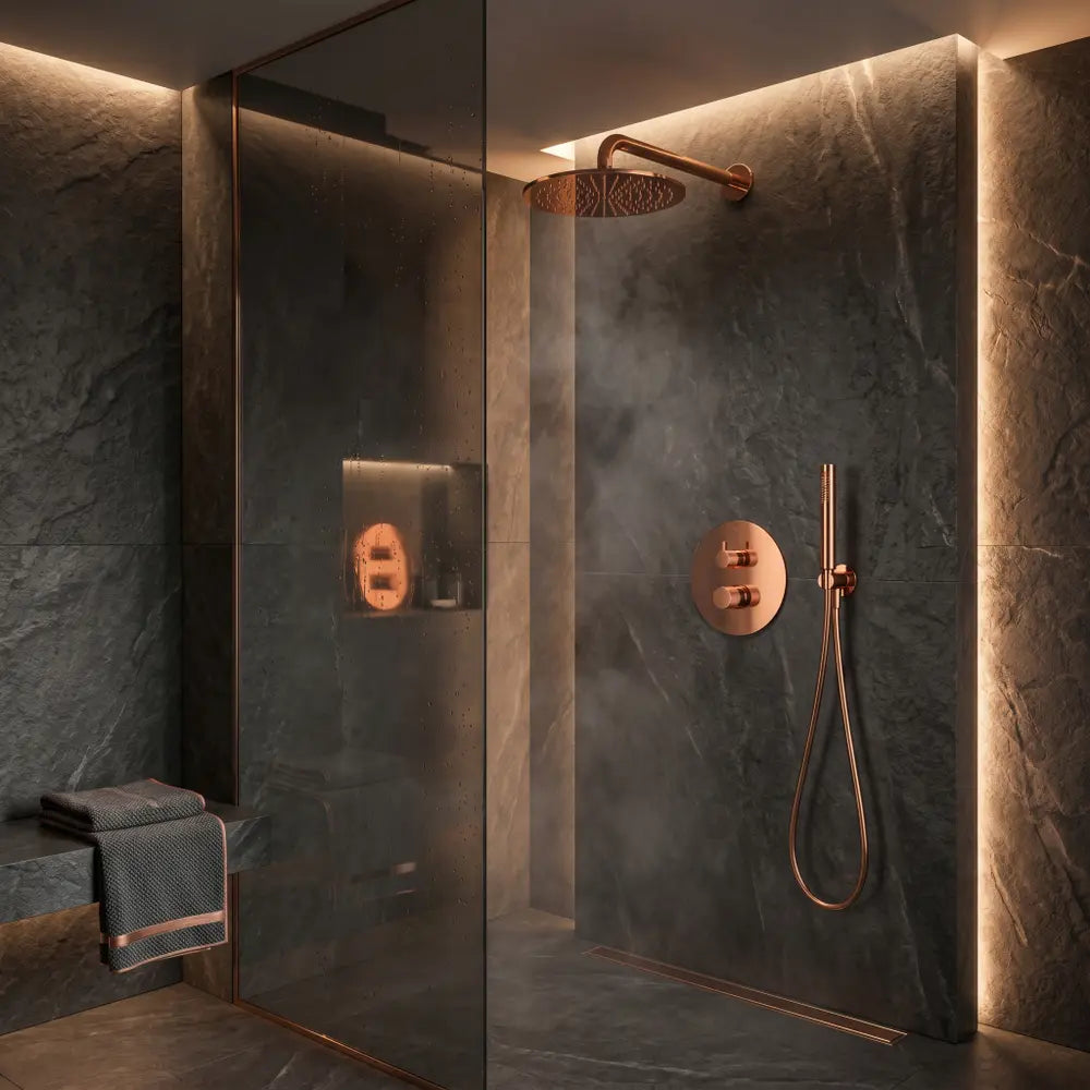 Dusche Unterputz Venti Kupfer