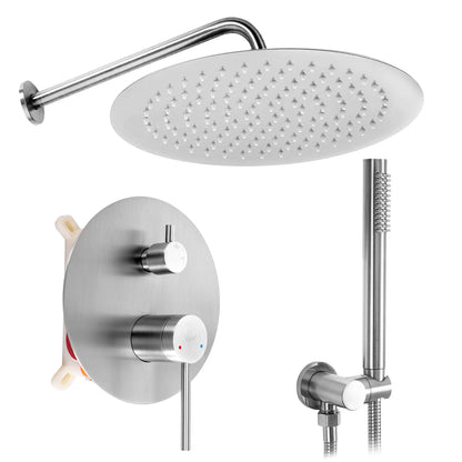 Dusche Unterputz Foss Chrom Matt