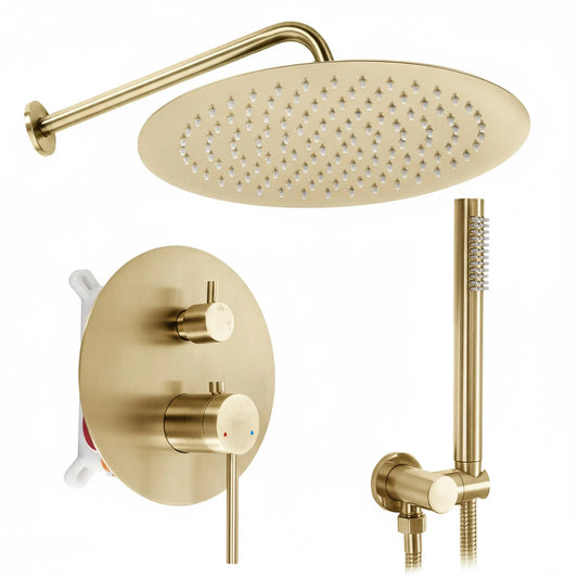Dusche Unterputz Foss Gold Matt