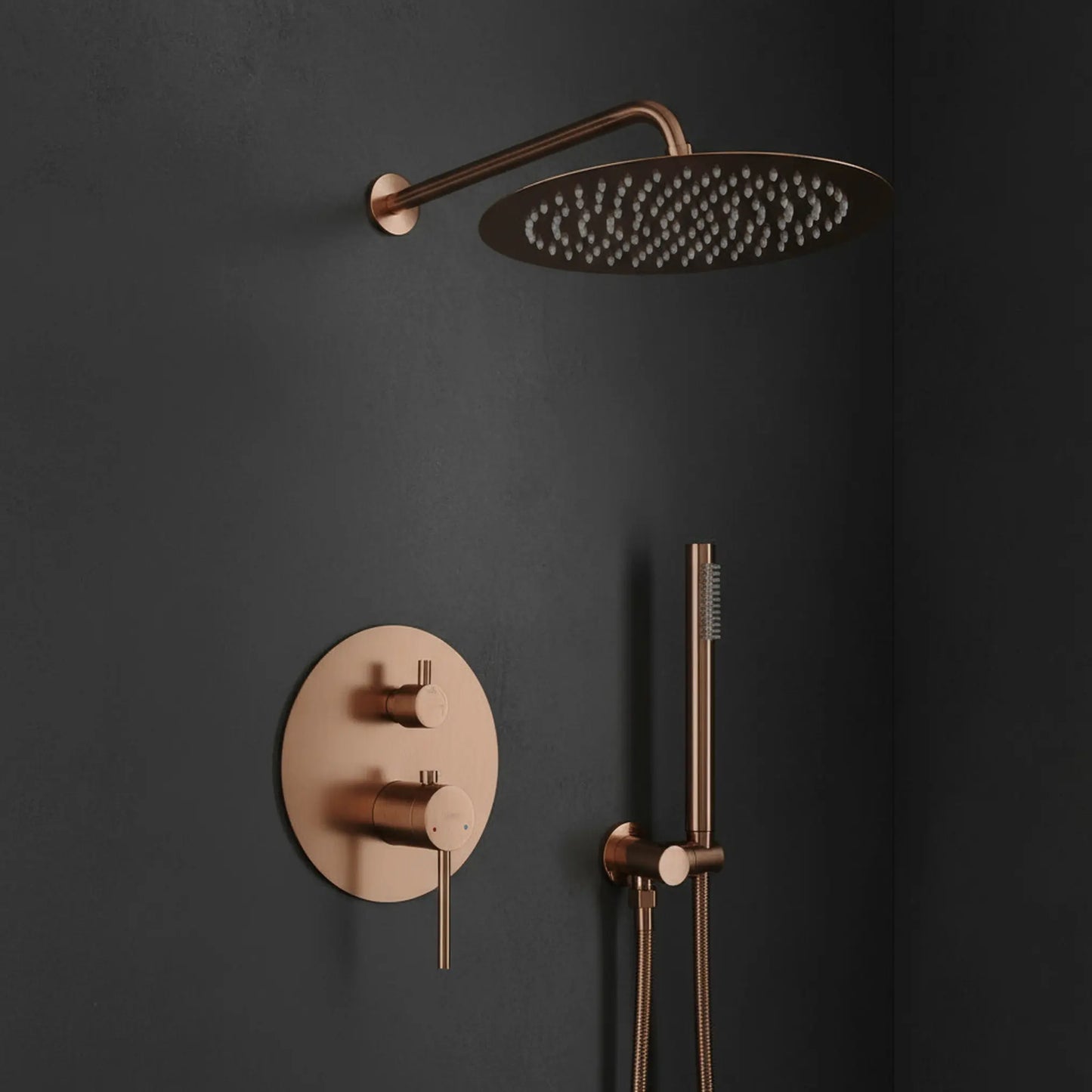 Dusche Unterputz Foss Kupfer Matt