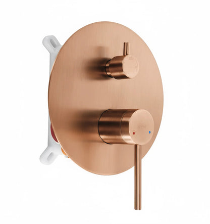 Dusche Unterputz Foss Kupfer Matt